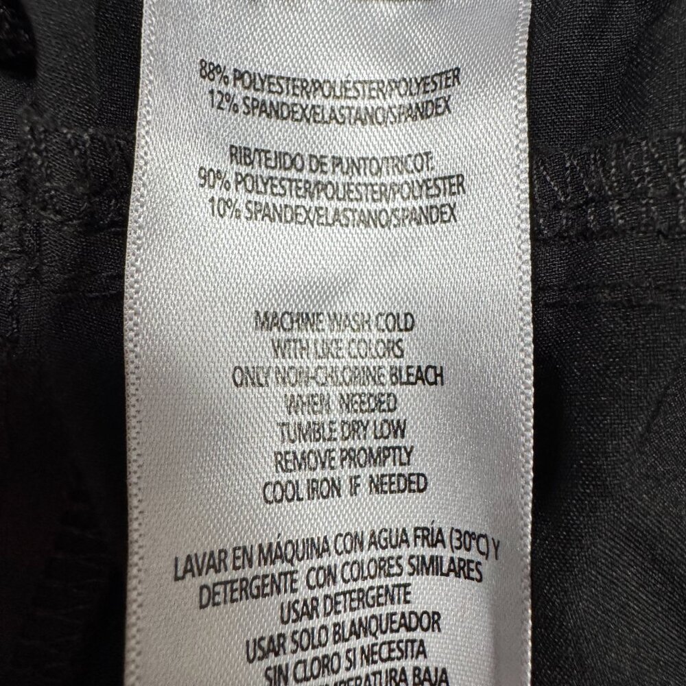 Calvin Klein performance stretch cropped leggings size XS Black moisture wicking - Picture 4 of 13